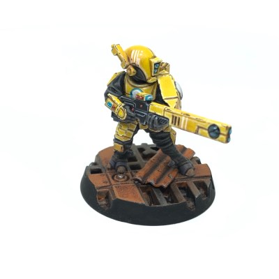 Yellow T’au Kill Team Fire Warrior Strike