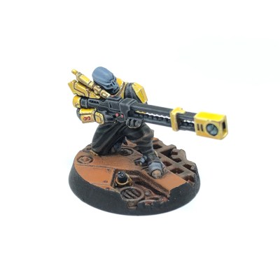 Yellow T’au Kill Team Pathfinder Railrifle Sniper Specialist