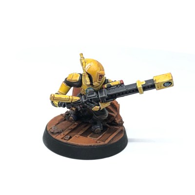 Yellow T’au Kill Team Pathfinder Railrifle