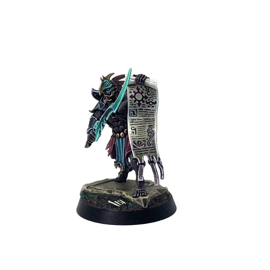 Tzeentch Arcanite Kairic Acolyte with Scroll of Dark Arts